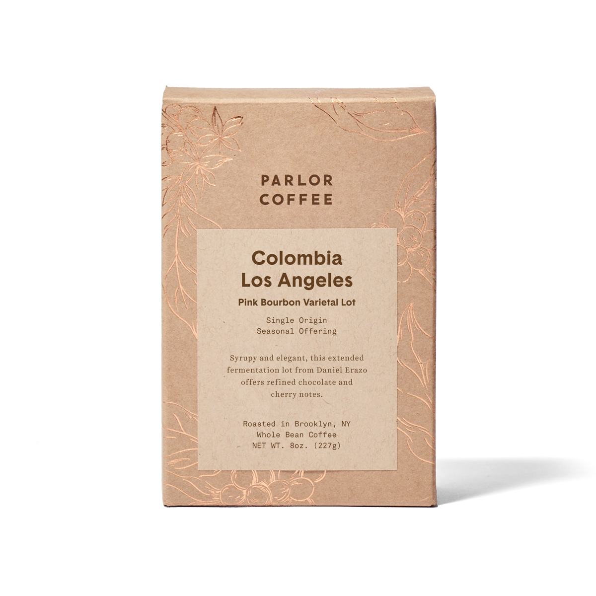 Colombia Los Angeles Pink Bourbon Varietal Lot packshot